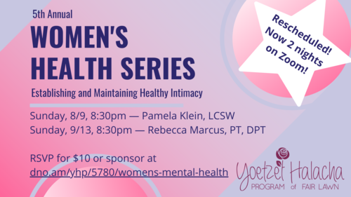 Banner Image for 5th Annual Women's Health Series: Establishing and Maintaining Healthy Intimacy