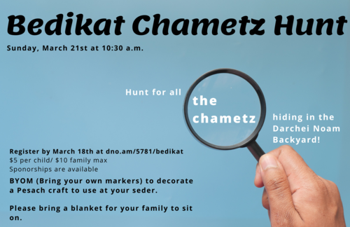 Banner Image for Bedikat Chametz Hunt