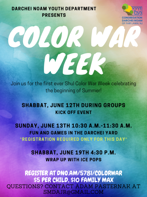 Banner Image for Youth Color War Week