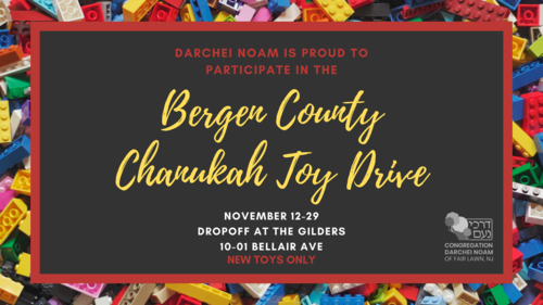 Banner Image for 28th Annual Bergen County Chanukah Toy Drive
